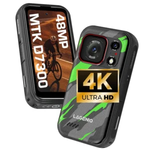 Eagle Pro 5G Rugged Smartphone Android 152.6 Degree Wide Angle 4K Video Portable