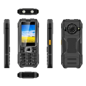 Elder Keypad Phone 2.4 Inch 6800mAh Dual SIM Slot 21 Keys SOS FM Dual SIM GSM EU Plug Feature Phones Cell Phone