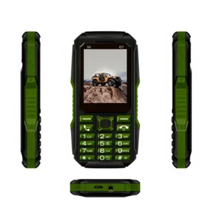 Elderly Friendly Rugged Bar Phone 2.4″ LCD HD Screen 3600mAh Battery Dual SIM Waterproof Shockproof FM Radio 2G 3G Spanish