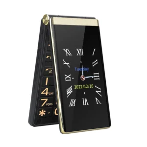 Elderly Phone 2.4 Inch 5800mAh Long Life Battery Feature Phone Dual SIM Big Keys Flip Phone Android