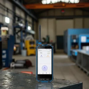 Explosion Proof Intrinsically Safe Zone 2 ATEX IP68 Waterproof Smartphone NFC QWERTY Keyboard Octa Core QWERTY Keyboard