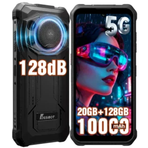 F110Pro 5G Rugged Phone 8GB+128GB 6.74 Inch Android 15 MediaTek Dimensity 6300 Octa Core 10000mAh NFC OTG Smartphone