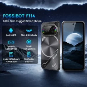 F114 Outdoor Android Rugged Phone 5000mAh 18W Fast Charge IP68 IP69K Waterproof ODM OEM Cell Mobile Phone