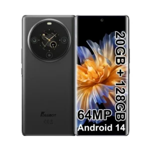 FOSSIBOT S3Pro Unlocked 4G Smartphone 6.67” AMOLED Curved Rear 1.09” Display Android 14 64MP+8MP+2MP Camera 5000mAh Battery