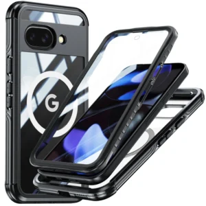 Factory Direct Hard PC+Tempered Glass Film Anti Drop Dustproof Transparent Wireless Strong Magnetic Phone Case for Google Pixel 9A