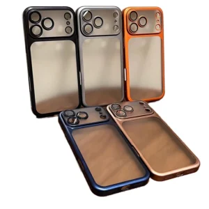 Factory Hard PC Mobile Phone Case for iPhone 17 16 Pro Max Shockproof Transparent Frosted Electroplated Lens Protect Phone Cover