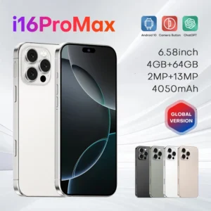 Factory OEM 6.6″ HD 4G Smartphone I16 Pro Max 4GB+64GB 2MP+13MP 4050mAh Dual SIM Mobile Phones for Global Users