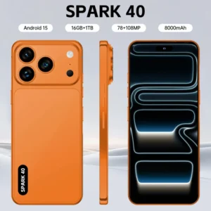 Factory Original Smartphone Spark40 108MP LTE Face Recognition Fingerprint Unlock Customizable Android15 Price