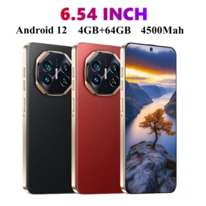 Factory Price High Quality 6.54 Inch Unlocked Smartphone RAM 4GB + 64GB ROM Dual SIM Cell Phones Android 12.0 Gaming Mobilephone