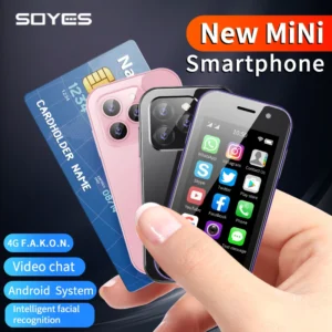 Factory XS14 3.0 Inch Compact Android Smartphone 4G LTE 3G+32G Big 2000mAh Battery Supports French German Small Mobile
