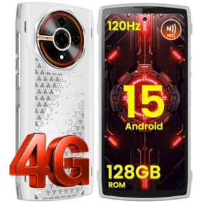 Flagship 6.7 Inch 120Hz 4G LTE GSM SOS Rugged Smartphone 12GB+128GB 5150mAh 16MP Camera Android 15 Panther2