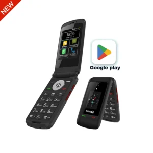 Flip Mobile Phone Support for Google 4G Android 11 Dual Screen TIQ MINI Q5 Smart Phone Support US Frequency Bands