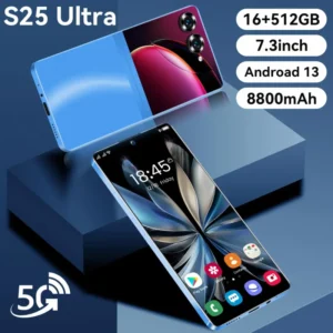 Fold Design S25 Ultra+ Android 5G Smartphone High Quality Screen High Pixel Dual SIM GPS Flip 24 Cell Mobile Phone