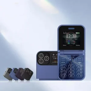 Foldable Mobile Phone 2SIM Card 2G GSM 2.0 Inch Screen Speed Dial Magic Voice Torch FM Small Flip Bar Feature Phone F15 Mini