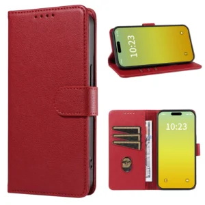 For Iphone Series Wallet Leather Flap Case With Card Holder RFID Blocking Bracket Shockproof TPU Inner Phone Case for Samsung