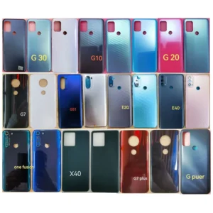 For Motorola G7 Mobile Phone Glass With Camera Lens Full Cover Back Housing Assembly