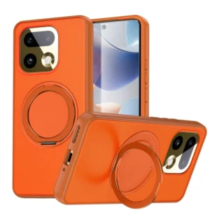 For Realme 16 15 Pro Plus 5G Phone Case for P4 Power Lite Shockproof Magnetic Ring Stand Holder Heavy Duty Back Cover