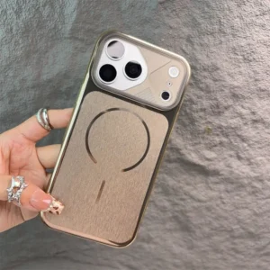 For iPhone 17 Pro Max 16 Magnetic Hard PC Phone Case for iPhone 13 14 15 16 17 Lens Protect Phone Cover