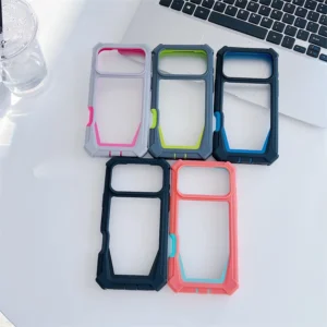 For iPhone 17 Pro Max Case TPU Acrylic Heavy Duty Shockproof Crystal Clear Transparent Hard Mobile Phone Cases