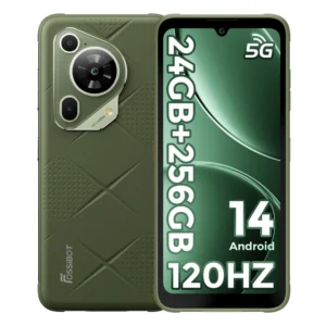 Fossibot F112 Pro Flagship 6.88 Inch 5G Rugged Smartphone 8GB+256GB 7150mAh Big Battery 50MP IP68 Shockproof Fingerprint CDMA