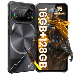 Fossibot F114 Fashionable Lightweight Waterproof Dual Display 4Gb+128Gb 5000Mah 4G Android15 Rugged Phones With Reverse Charging