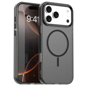 Frosted Magnetic Charging Mobile Phone Case for iPhone 17 Pro Max 16E 14 15 Plus 13 12 Pro 17 Air Hard Matte Cover