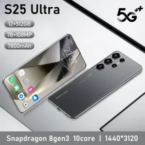 Full Screen Phone 7inch HD Cellphones Gaming Smartphones Global Version S25 Ultra Phone 16GB+1TB 7800mah 4G 5G LCD 8GB RAM