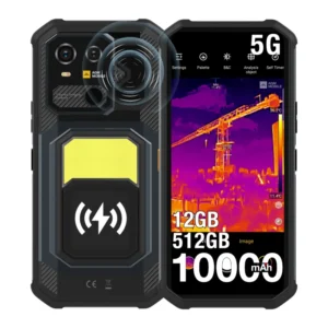 G3 PRO Android 15 5G LTE Rugged Smartphone Waterproof Dustproof 10000mAh Battery 12GB RAM 120Hz Display