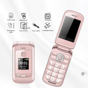 G660 New Fashion Flip Phone 2.4 Inch Mobile Phone for Elderly People GSM Cellphone