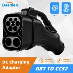 GBT to CCS2 DC Adapter Plug EV Charging Adapter Fast Charging 250A 300A 200V 1000V EV Charging Adapter