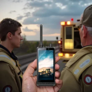 GMS Android 14 M7 Walkie Talkie Rugged Phone DMR POC 2W Two Way Radio Mobile Android