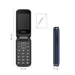 GSM Dual SIM Card Mobile Phone French Spanish German English Key Design Non Smart Elderly 2.4 TFT Screen SOS 1000-1499mAh