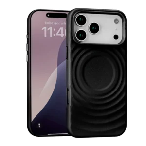 Genuine Leather Bumper Case For iPhone 18 Pro 18 Pro Max Magnetic Shockproof Cover OEM ODM