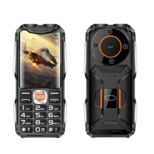 H5000 Elder Rugged Phone 4000mAh Battery 2.8 Inch 21 Large Keys 2G Dual SIM LED Flashlight Durable Senior Cell Phone