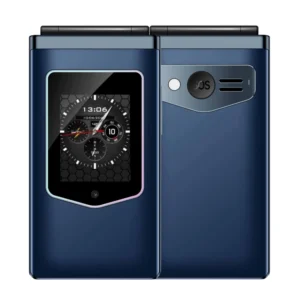 HAMTOD T8 4G VoLTE Flip Phone 2.8 Inch + 1.77 Inch SOS Mobile Phone