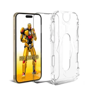 HD Clear Anti Scratch Mobile Phone Tempered Glass Screen Protector Install Kit for iPhone 15 14 13 12 11 16 17 Pro Max