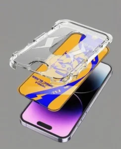 HD High Aluminum Glass Tempered Glass Screen Protector 5D 9H Full Cover Self Cleaning Screen Protector for iPhone 17 16 15 14 13