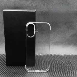 Hard Crystal Phone Case for iPhone 17 Pro Max Shockproof Phone Case Hard Plastic Anti Drop Phone Cover Case