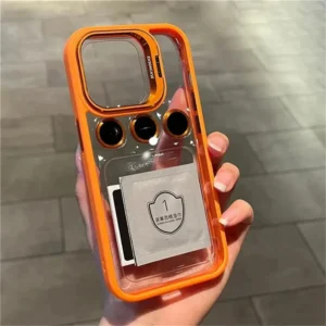 Hard PC Soft TPU Bumper Rugged Mobile Phone Case for iPhone 13 12 11 15 Pro Max 6.7 Inch Clear Case