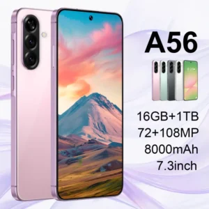 High Configuration Factory Price Original A56 5G Dual SIM Smartphone 144Hz 108MP Android Phone Quick Charge Big Screen Phone