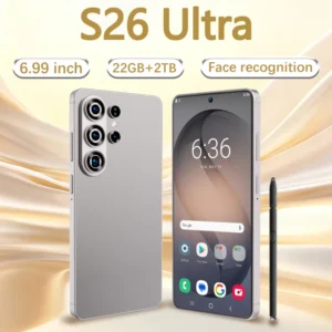High Performance Deca Core S26 Ultra 5G Phone 120Hz OLED 22GB+2TB 108MP Camera 8000mAh+ HD Display Android 15