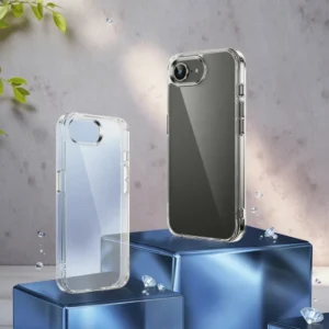High Quality Clear Acrylic Mobile Phone case for iPhone 16E Anti shock Back Cover for iPhone for Samsung Series
