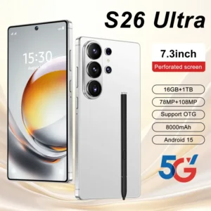 High Quality Original 5G Android 15 Deca Core S26 Ultra Smartphone 7.3 Inch HD OLED 120Hz 16GB+1TB Storage 108MP CDMA French