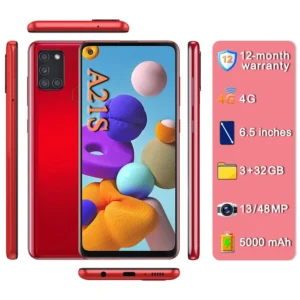 High Quality Original Mobile Phones A21S 32GB/64GB/128GB [48MP Camera] [Dual SIM] Unlocked 4G Smartphone A21S