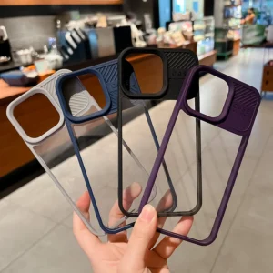 High Quality Transparent Acrylic Phone Case for iPhone 16 15 141 3 12 11 Pro Max Shockproof Mobile Phone Back Cover