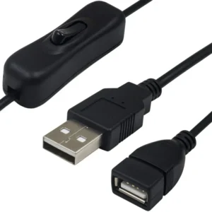 High Quality USB A To Type A Charging OFF Switch USB2.0 Type A Male To Female USB A To Type A