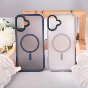 Holder for iPhone 15 Pro Max Phone Protection Case Fashion Trend Phone Case Magnetic Hard Shell Anti Fingerprint