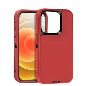 Holster Cell Hard Rugged Shockproof Back Cover for iPhone 12 13 14 15 Pro Max Defender Phone Case