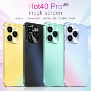 Hot 40 Pro 6.8 inch HD Screen Dual SIM Card 5G Smart Mobile Phone With 16GB+1TB Storage Octa Core CPU Android 14 System