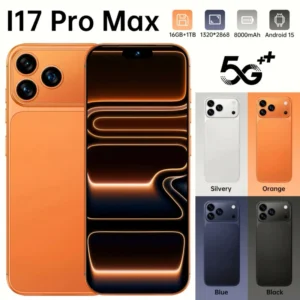 I 17 Pro Max 5G China Smartphone 108MP Triple Camera 16GB+1TB 8000mAh Fast Charge Global Version Cross Border